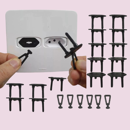 Kit Casa Segura: Protetor de Tomadas (Curiosidade Protegida)