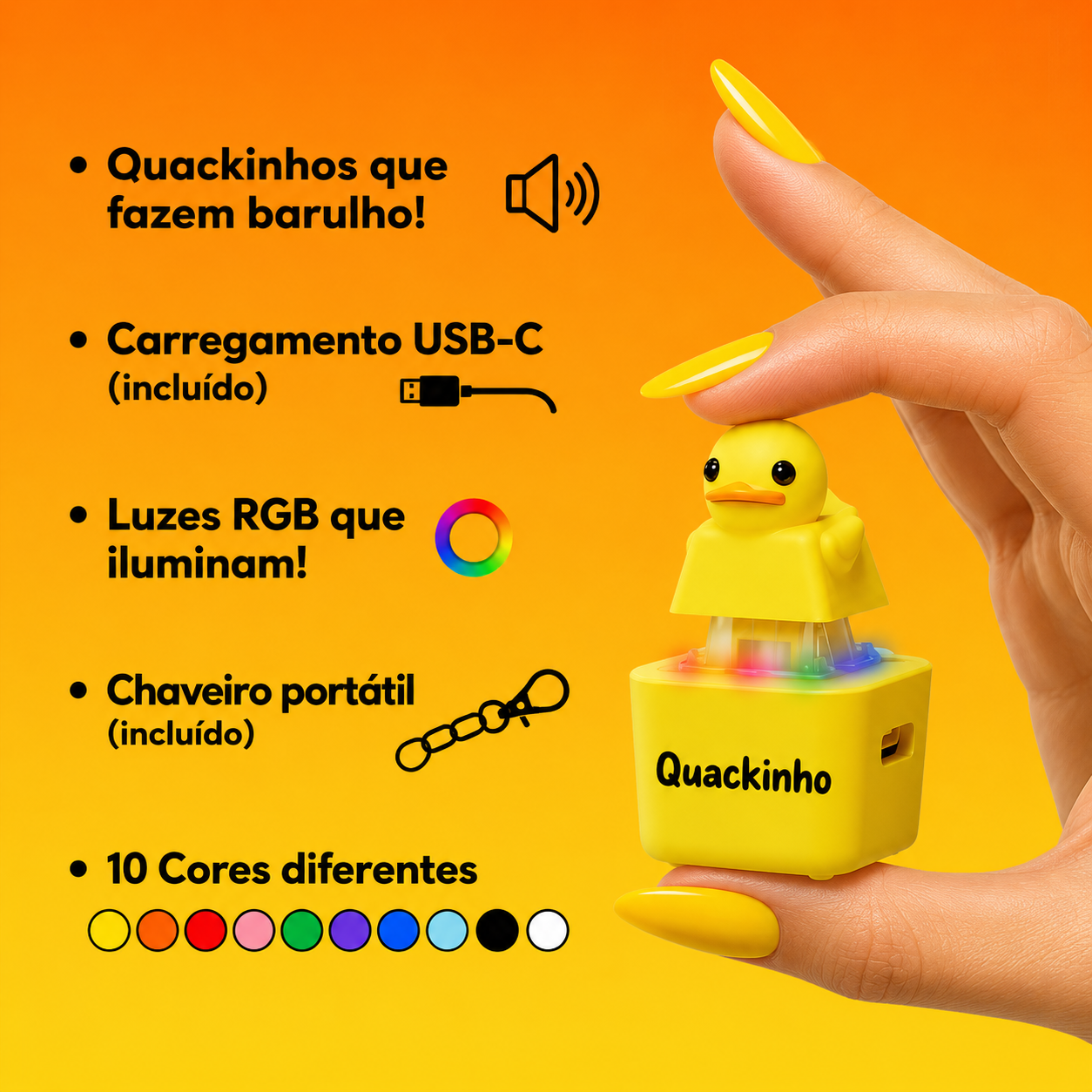 Patin Quackinho - o presente que vira um xodó