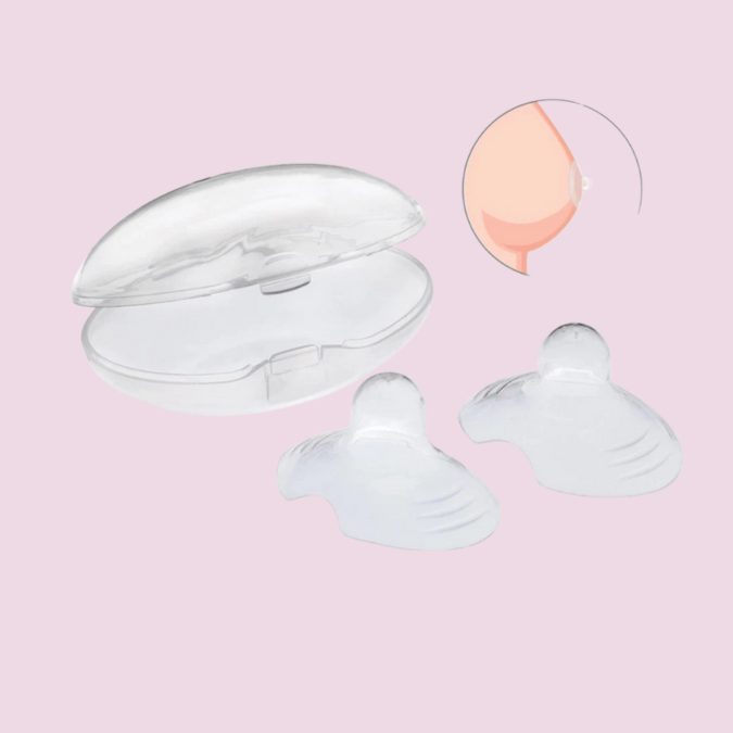 Protetor de Seios para amamentação - Bico Silicone com Estojo