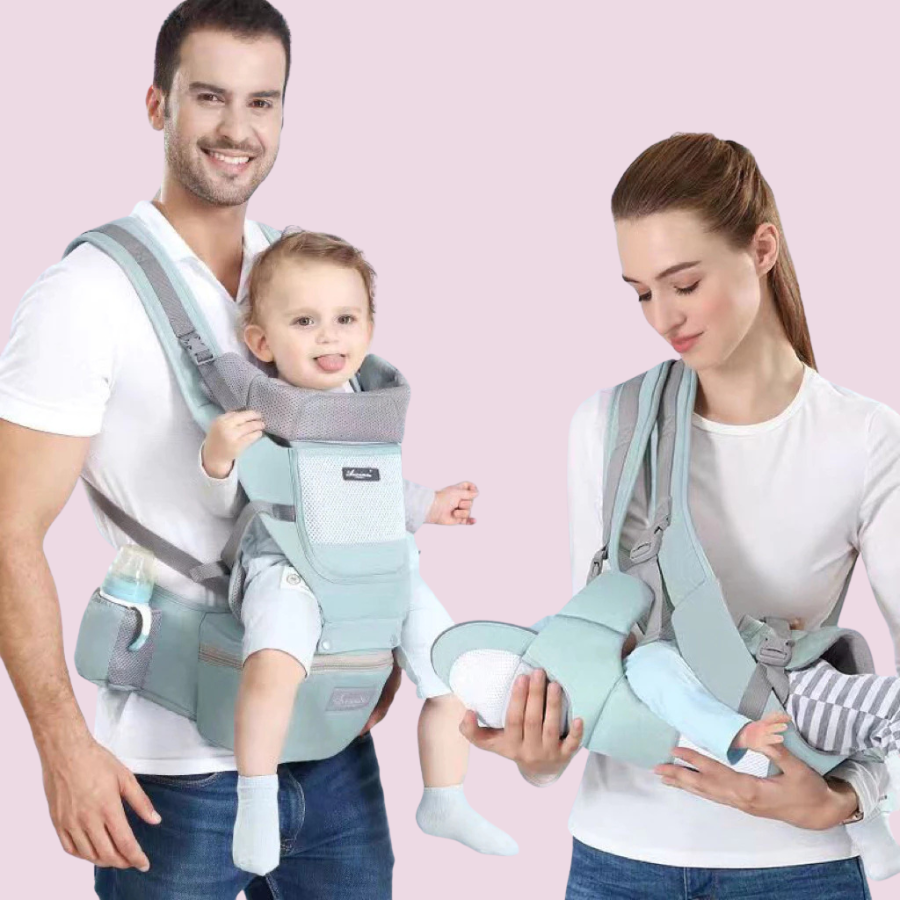 Canguru Para Bebê 0-3 Anos Ergonômico 3 Em 1 Estilo Canguru Frontal Infantil