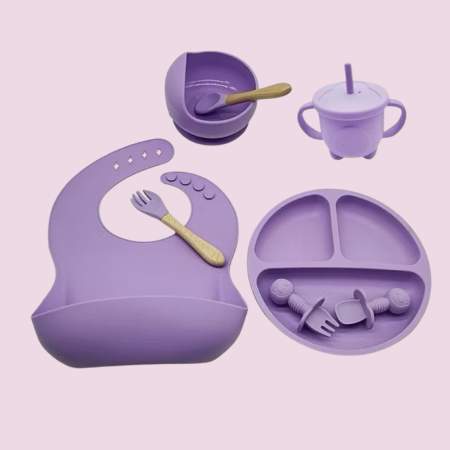 Kit Talheres Primeiras Garfadas (Silicone Super Macio)