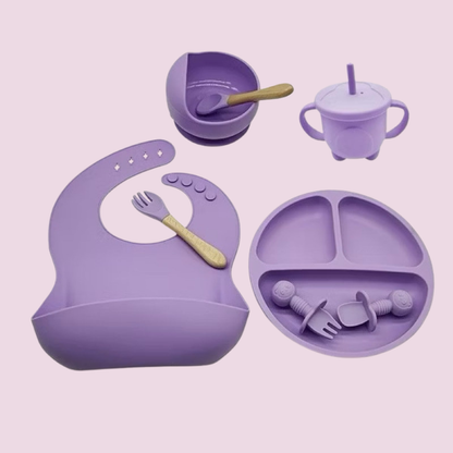 Kit Talheres Primeiras Garfadas (Silicone Super Macio)