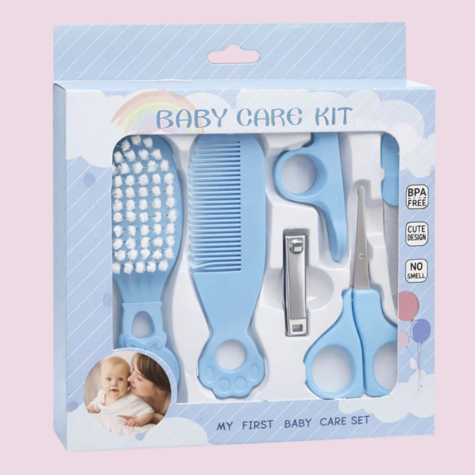 Kit cuidado fofura - Escova, Pente, Cortador, Tesoura sem ponta