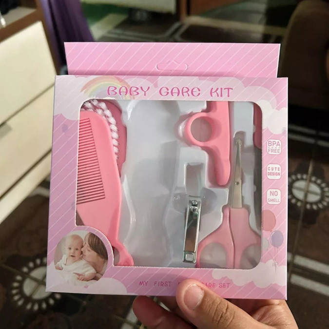 Kit cuidado fofura - Escova, Pente, Cortador, Tesoura sem ponta