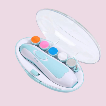 Kit Unha de Anjo — Aparador Elétrico Suave para o Cuidado do Seu Bebê