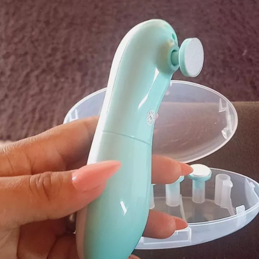 Kit Unha de Anjo — Aparador Elétrico Suave para o Cuidado do Seu Bebê