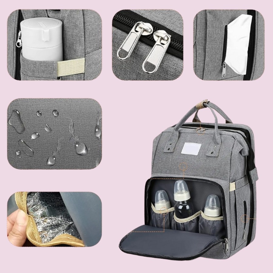 Mochila Berço Portátil - O Cantinho do Sono em Qualquer Lugar