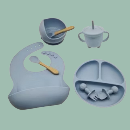 Kit Talheres Primeiras Garfadas (Silicone Super Macio)