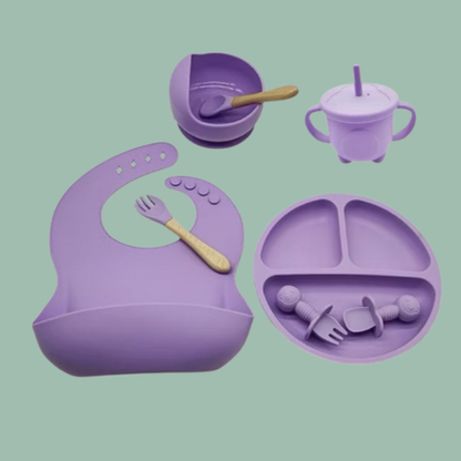 Kit Talheres Primeiras Garfadas (Silicone Super Macio)