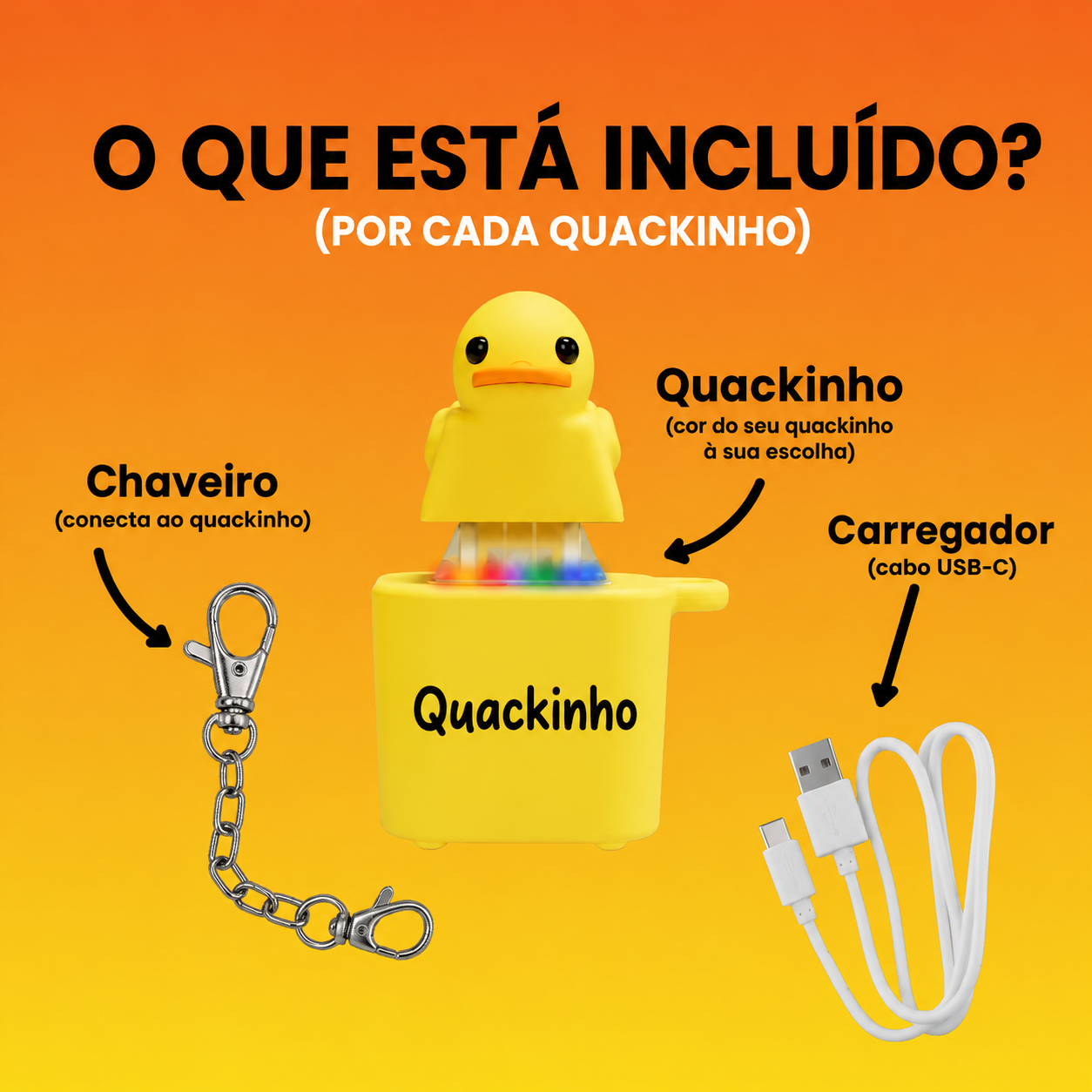 Patin Quackinho - o presente que vira um xodó