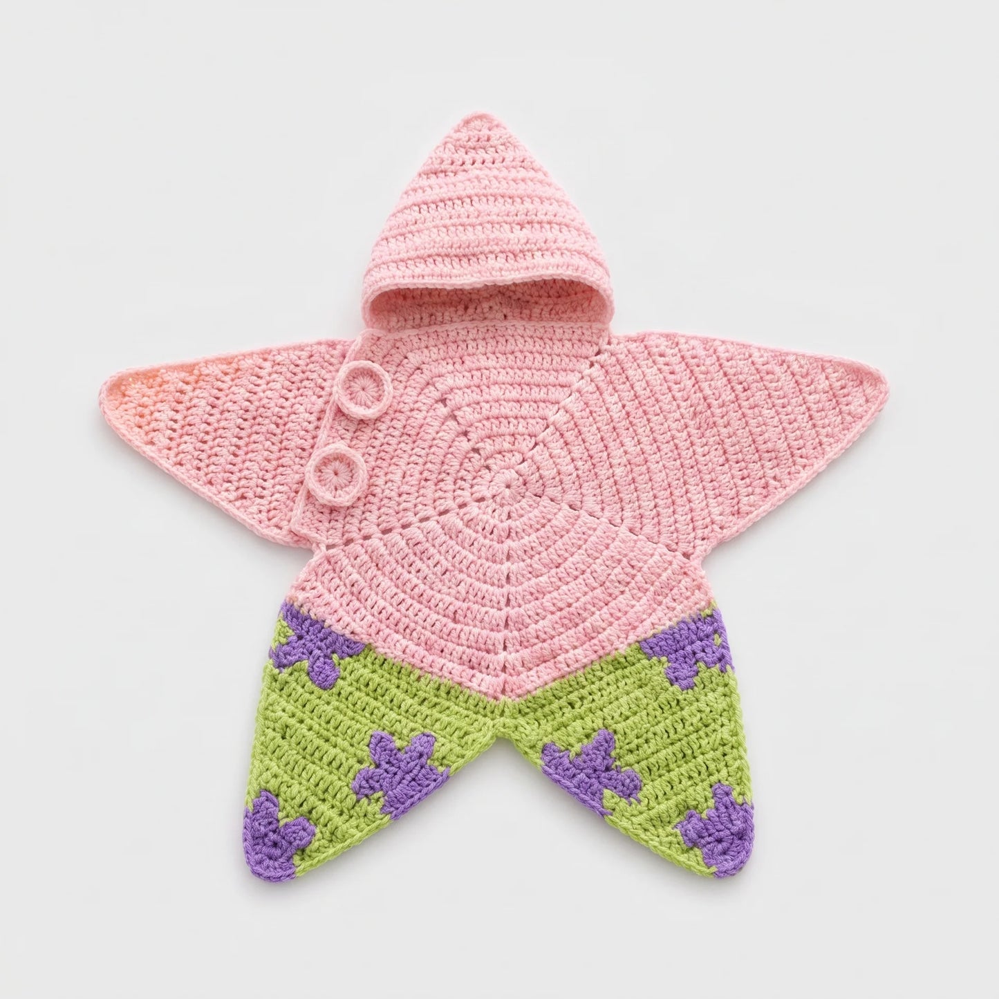 Manta Estrelinha do mar - Feita a mão