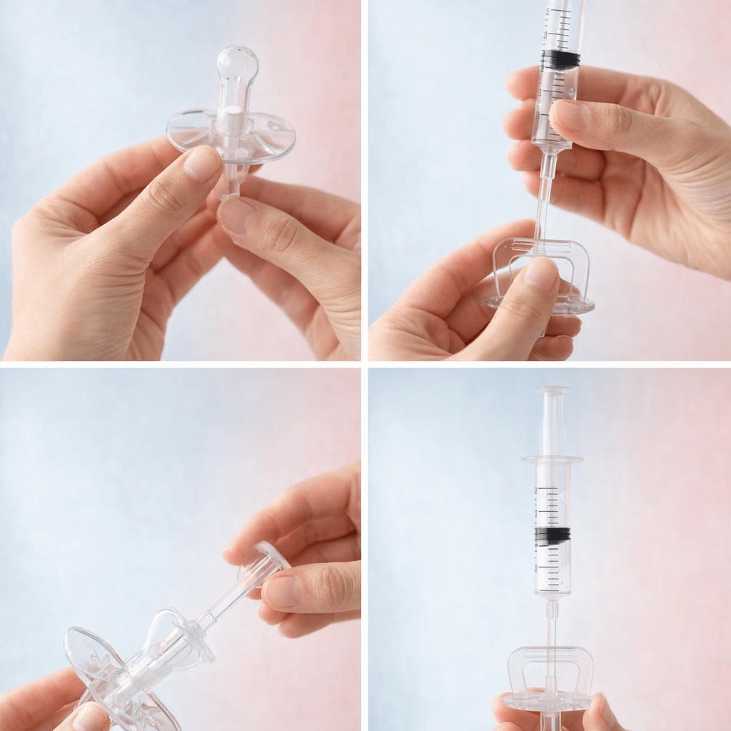 Chupetinha Dosadora (dar remédio sem esforço)